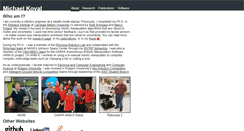 Desktop Screenshot of mkoval.org