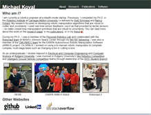 Tablet Screenshot of mkoval.org